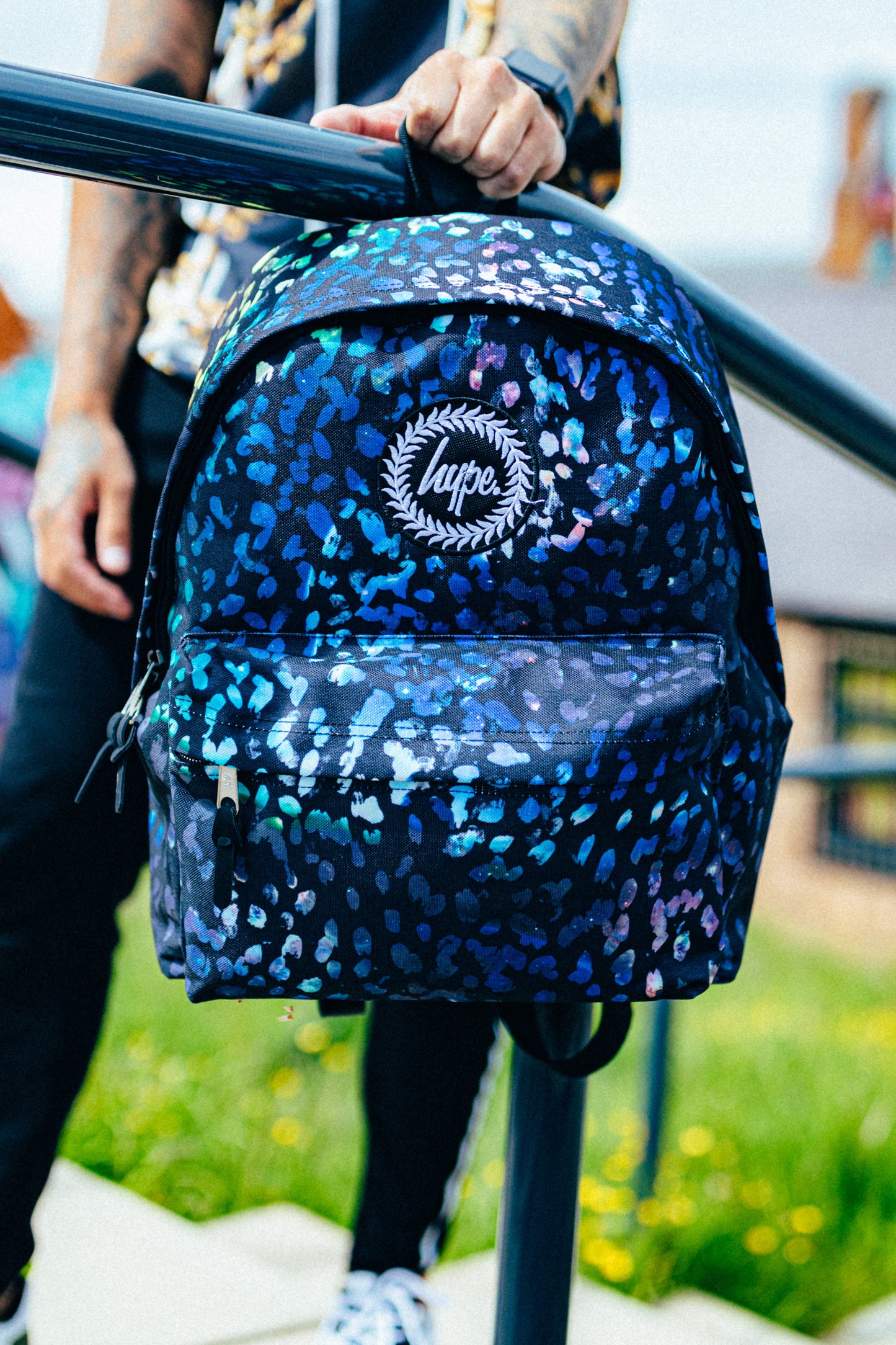 Hype Gradient Finger Paint Backpack