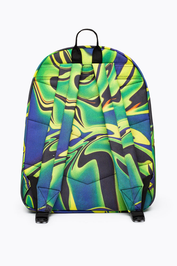 HYPE GREEN TROPICAL MARBLE WARP BACKPACK