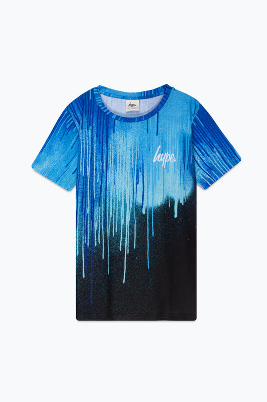 HYPE BOYS RED BLUE GREEN DRIPS SCRIPT 3 PACK T-SHIRTS