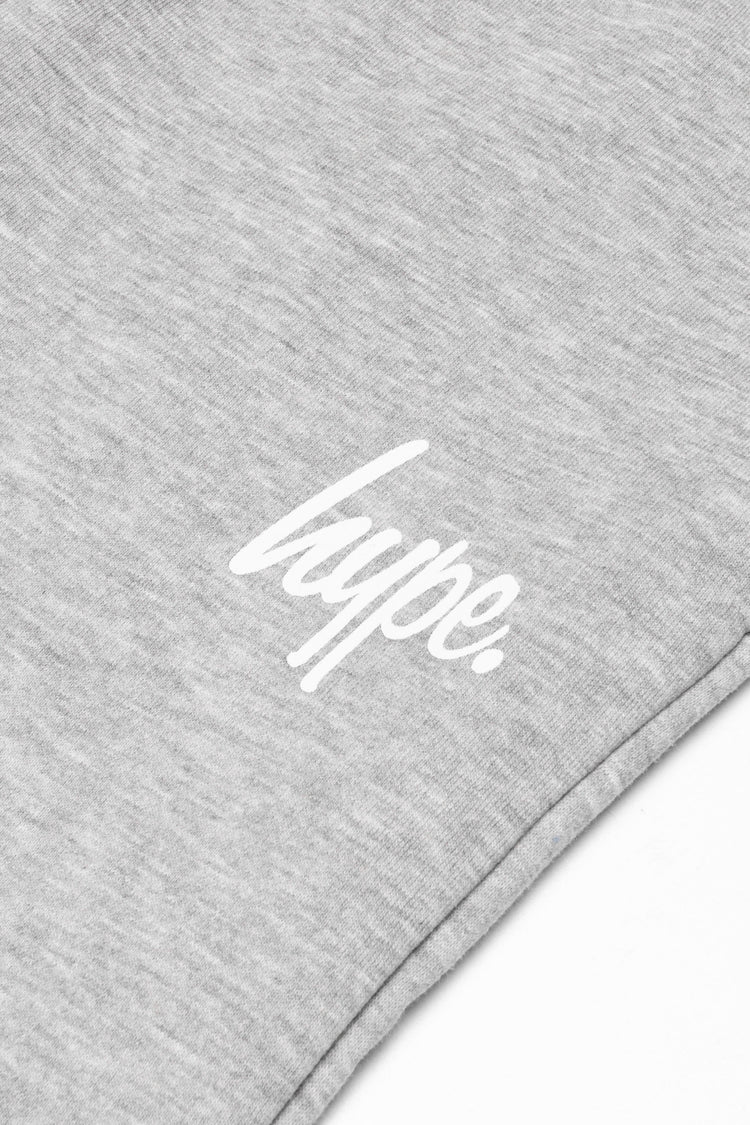 HYPE BOYS BLACK GREY SPACE SCRIPT T-SHIRT AND JOGGERS
