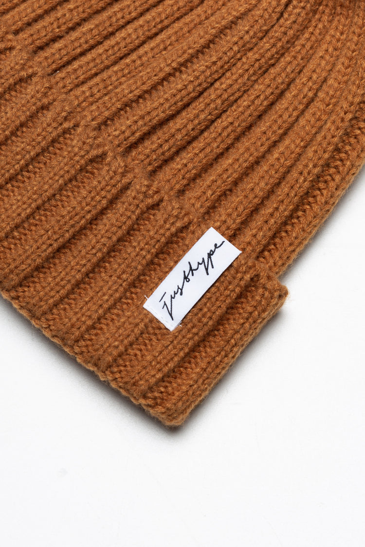 HYPE ADULT BROWN BOBBLE BEANIE