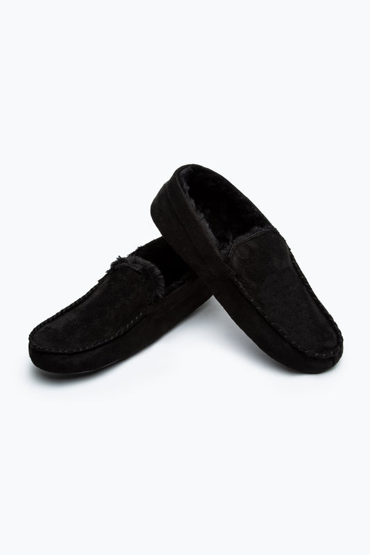 HYPE BLACK MENS MOCCASSIN