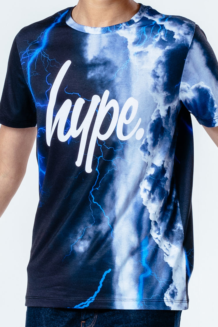 Hype Blue Stormy Sky Kids T-Shirt