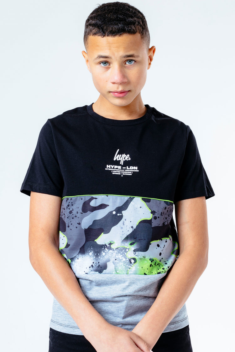 Hype Q22 Camo Kids T-Shirt