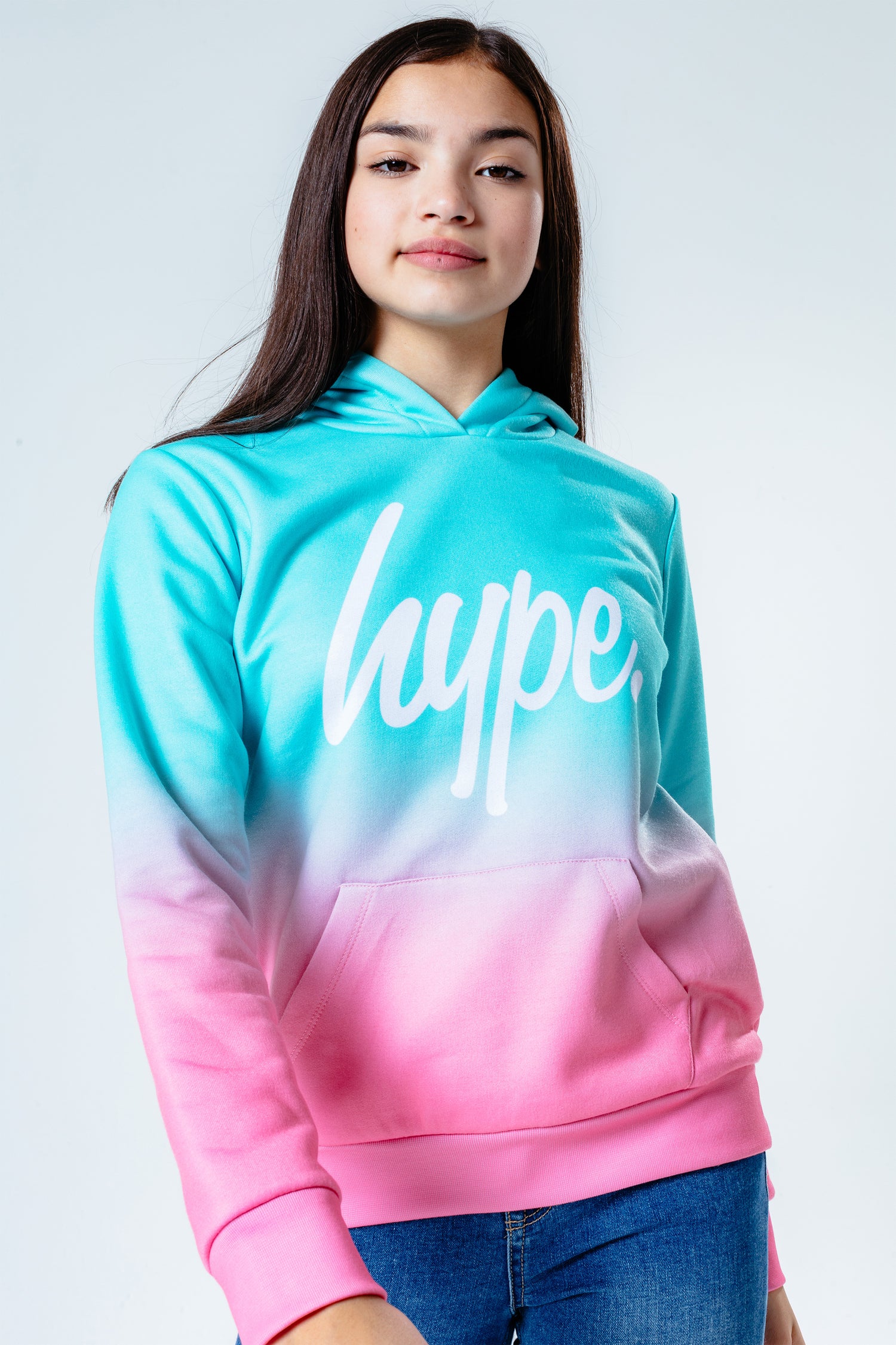 HYPE DRUMSTICK FADE GIRLS PULLOVER HOODIE