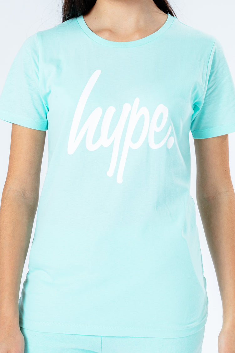 Hype Mint Script Kids T-Shirt