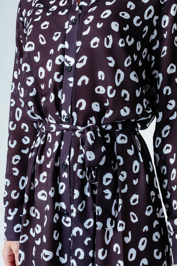 Hype Black Spots Women'S Shirt Dress
