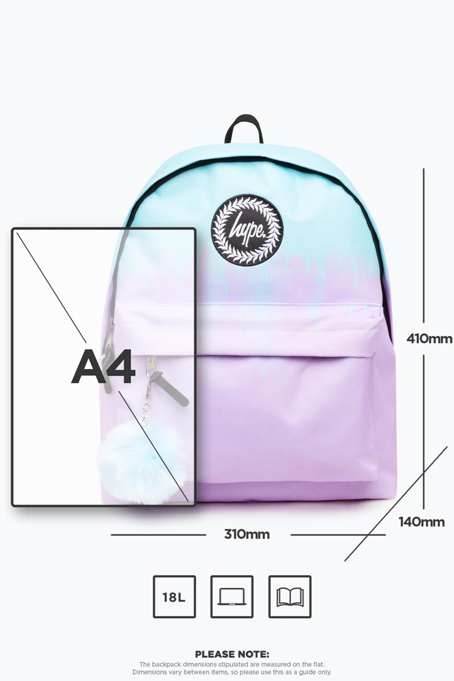 Hype Blue Drips Backpack