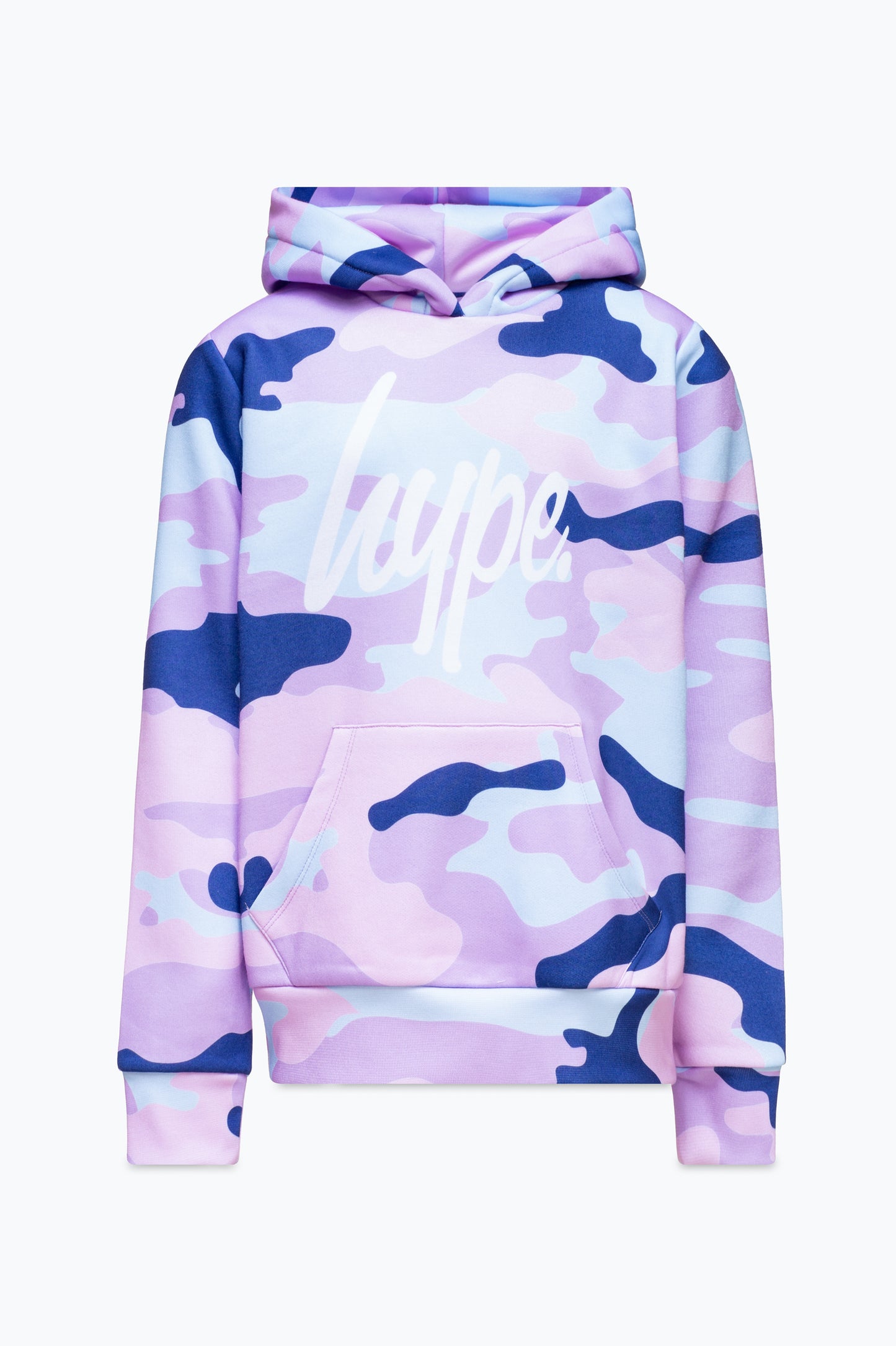 Hype Girls Evie Camo Script Hoodie