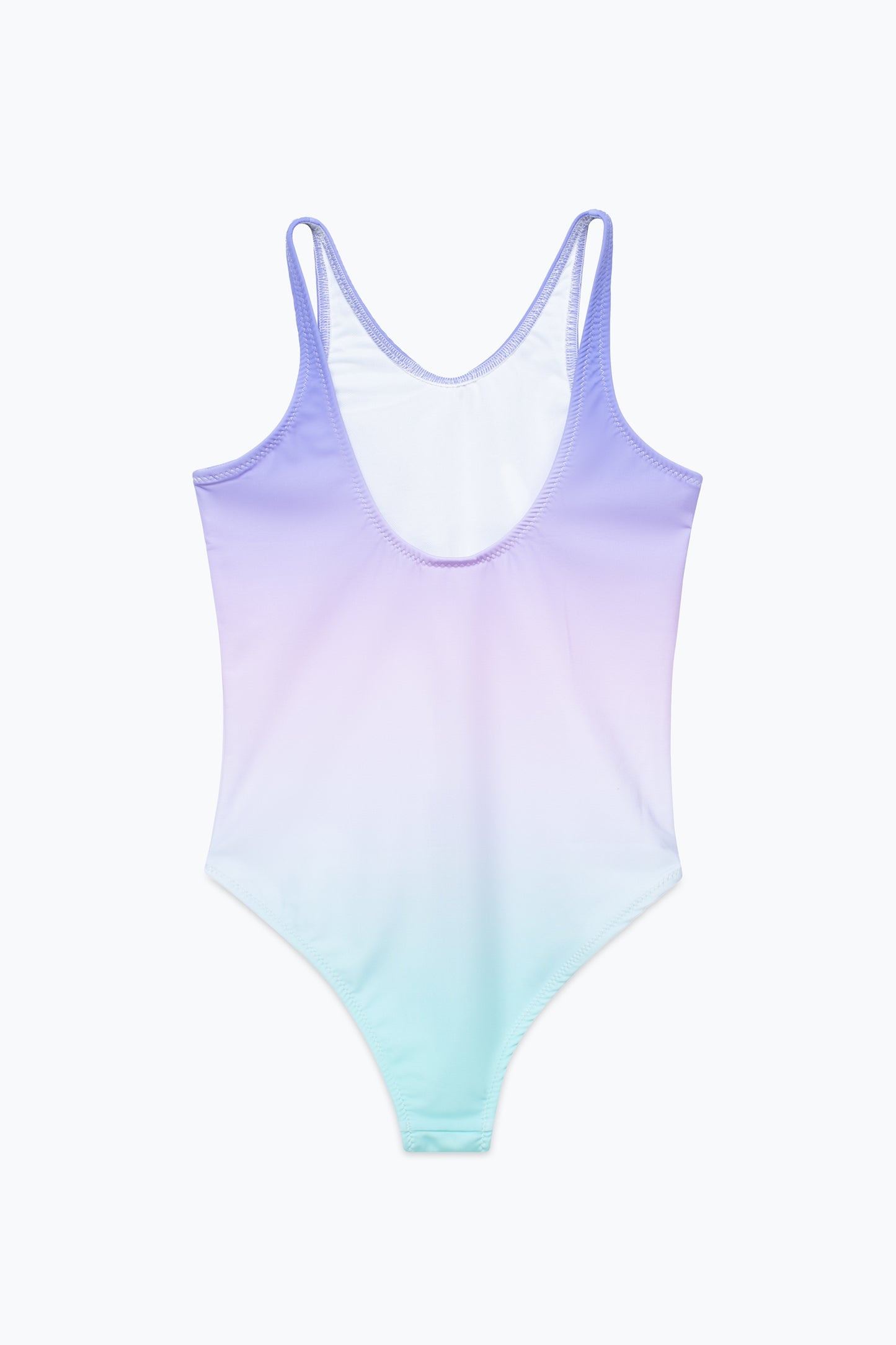 Hype Girls Aqua Fade Script Swimsuit