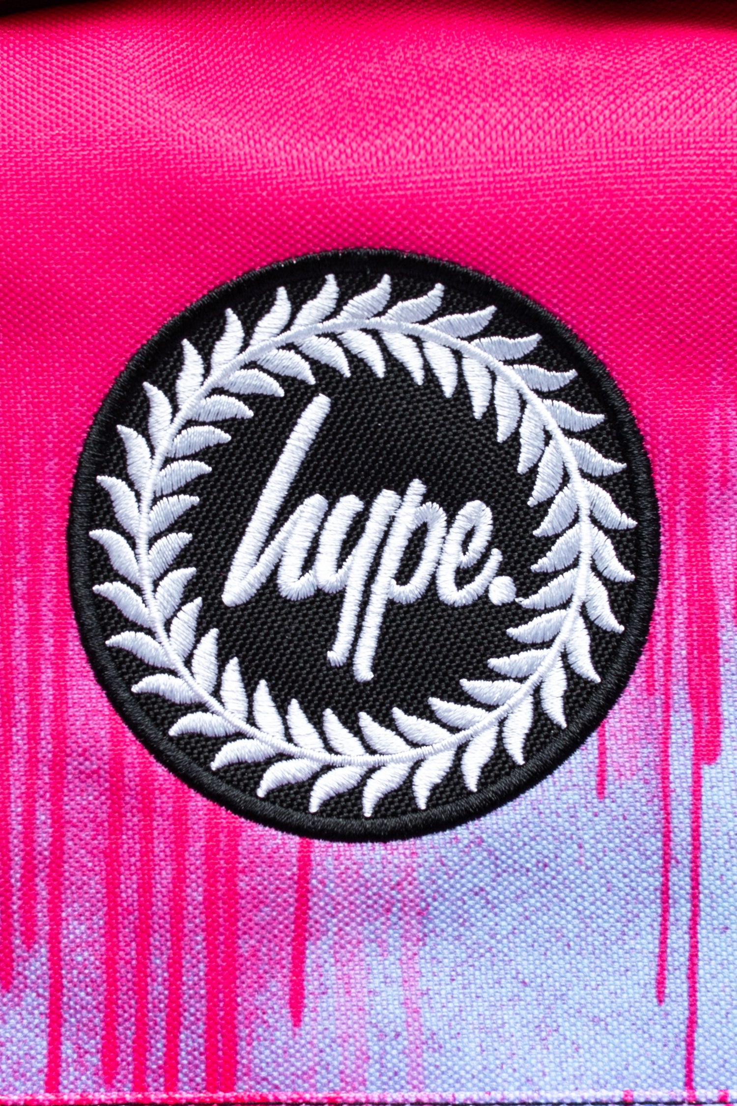 HYPE UNISEX PINK DRIP CREST BACKPACK