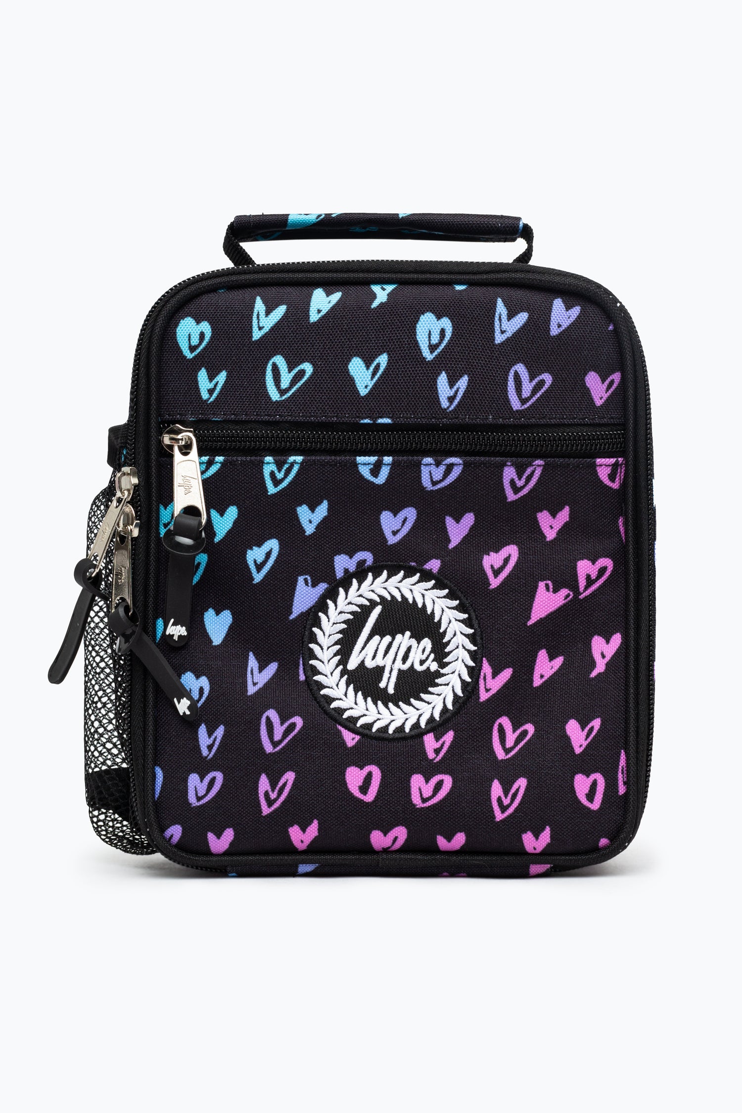 HYPE UNISEX SCRIBBLE HEART PINK CREST LUNCHBOX