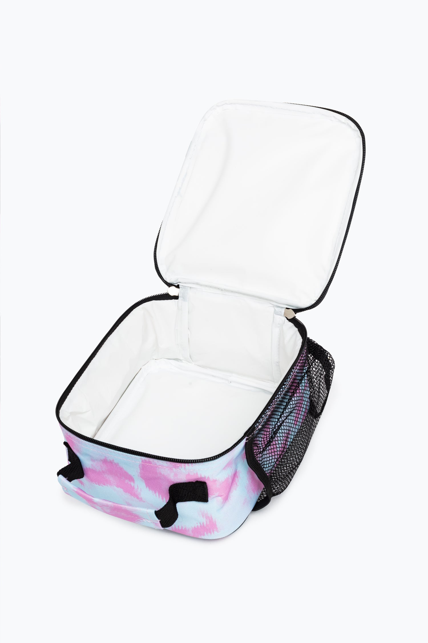 HYPE UNISEX SPLODGE TIE DYE BLUE AND LILAC CREST LUNCHBOX