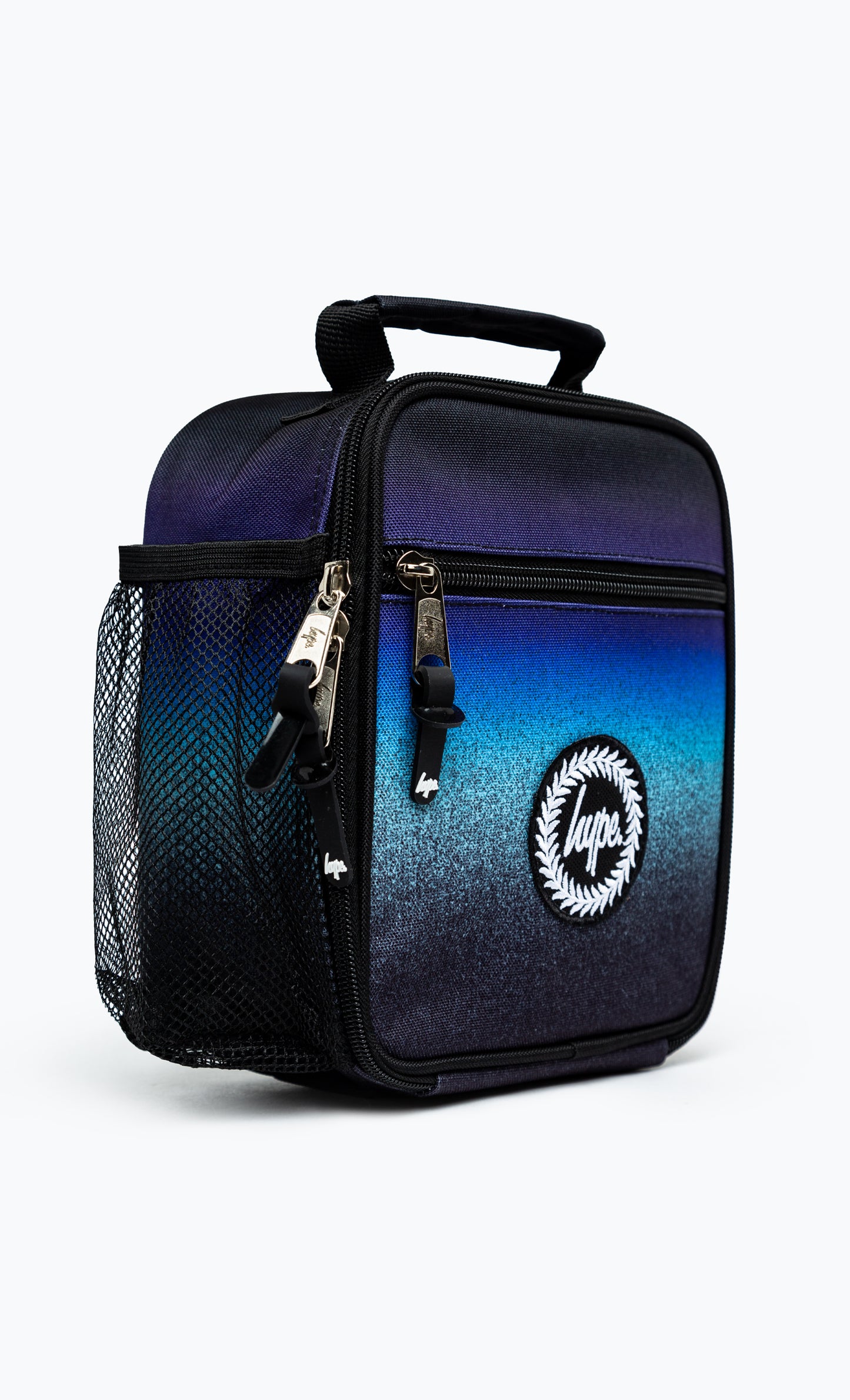 Hype Unisex Blue Speckle Fade Crest Lunchbox