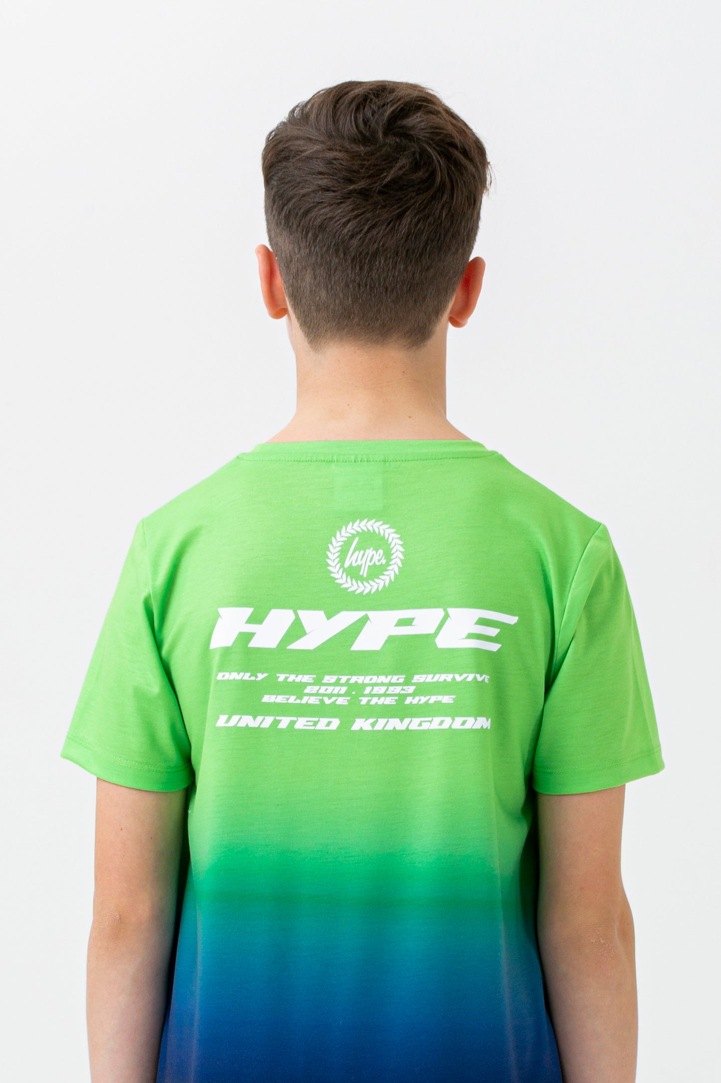 Hype Boys Green Lime Script T-Shirt