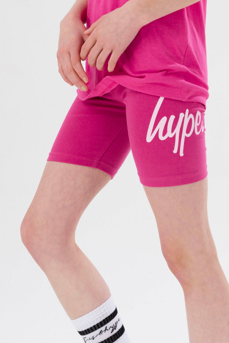 HYPE GIRLS BERRY SCRIPT TEE AND SHORTS SET