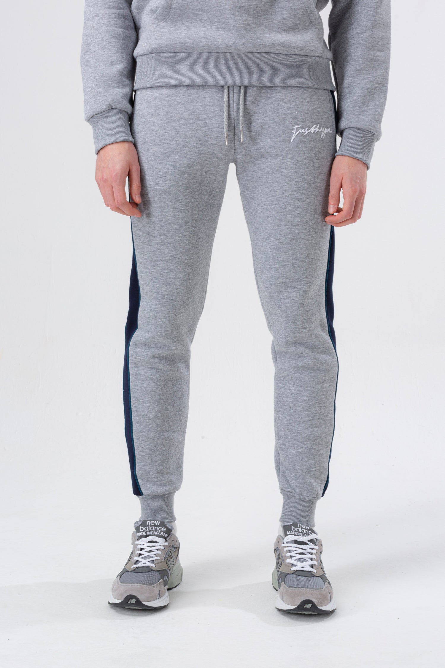 HYPE MENS GREY ATHLETE SCRIBBLE JOGGERS