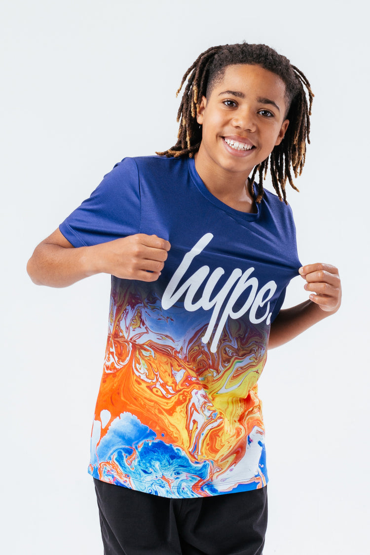 HYPE MARBLE FADE KIDS T-SHIRT