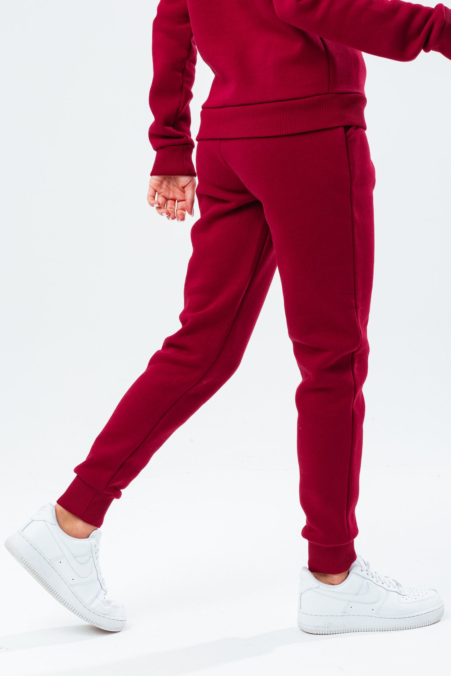 Hype Burgundy Women'S Joggers