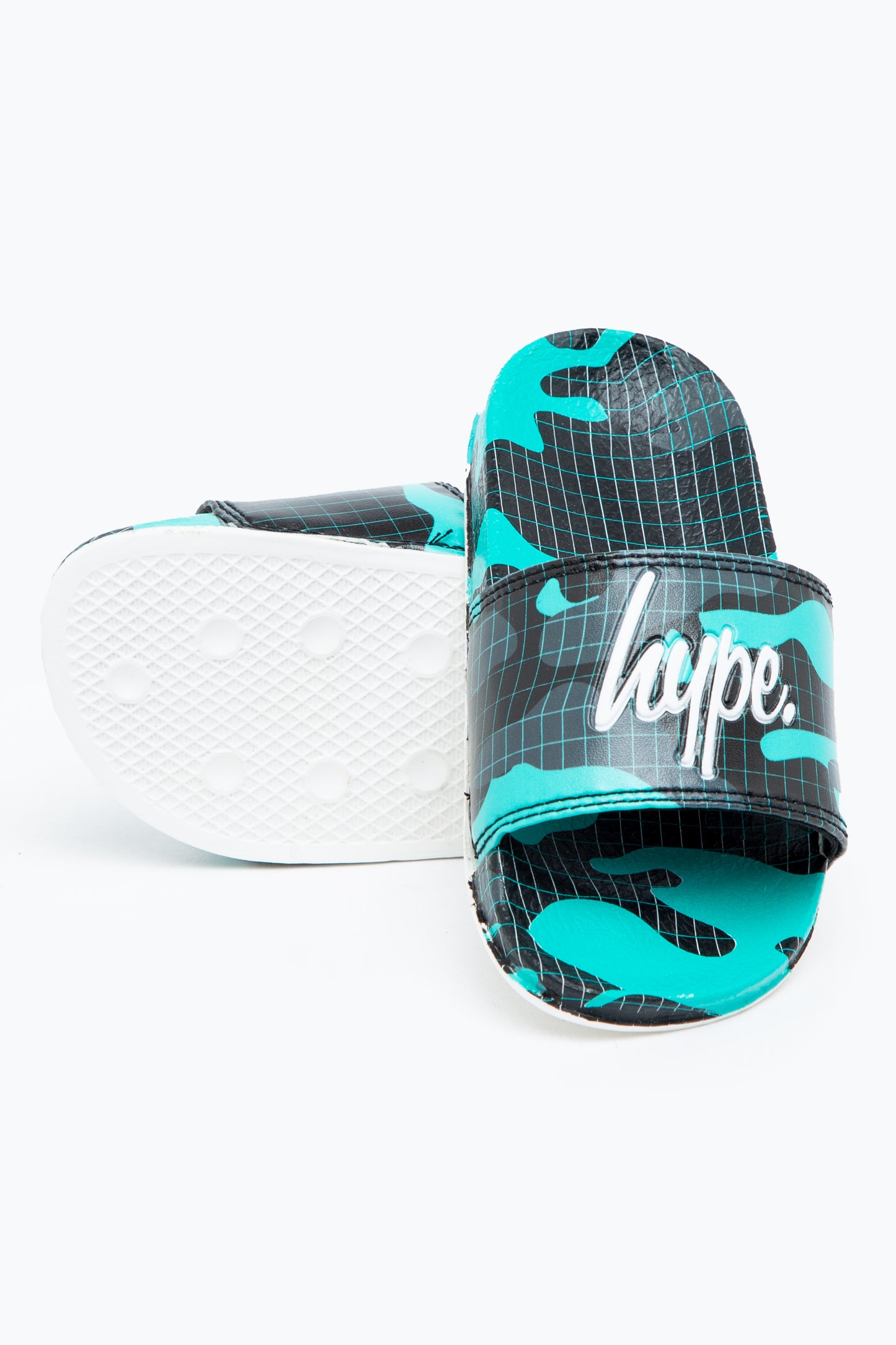 Hype Wave Camo Kids Unisex Sliders