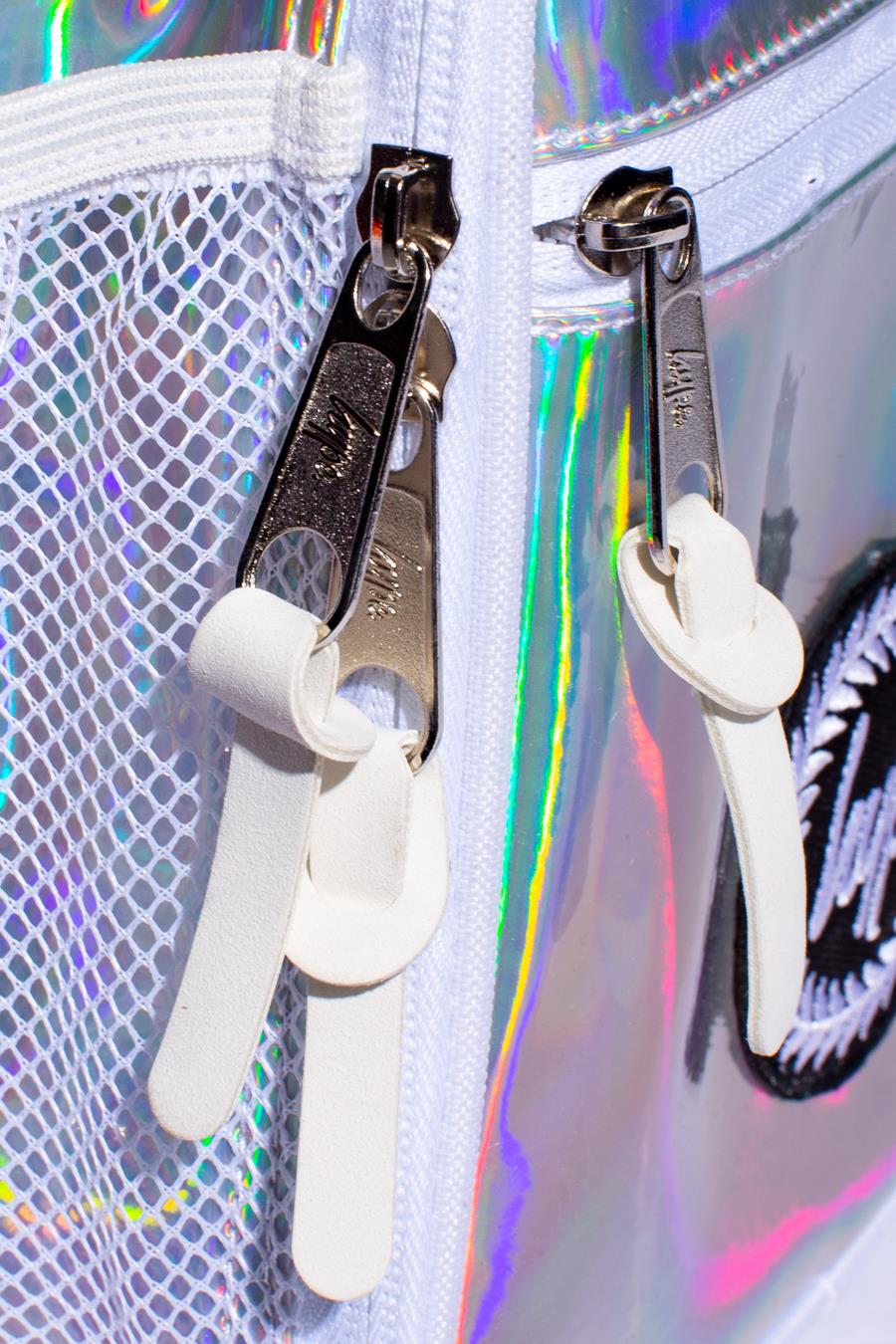 Hype Holographic Lunch Bag Zips