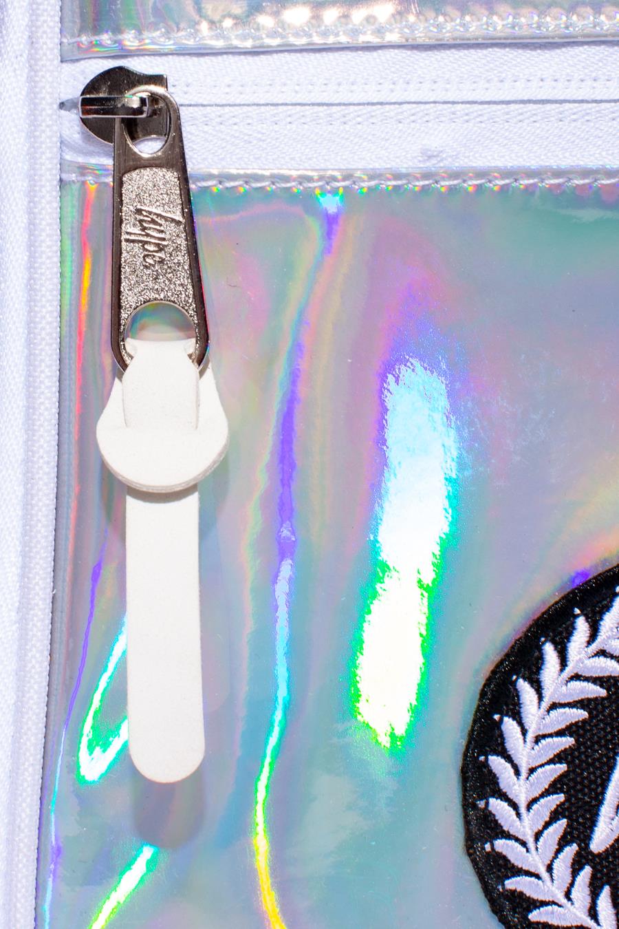 Hype Holographic Lunch Bag Zip Quality