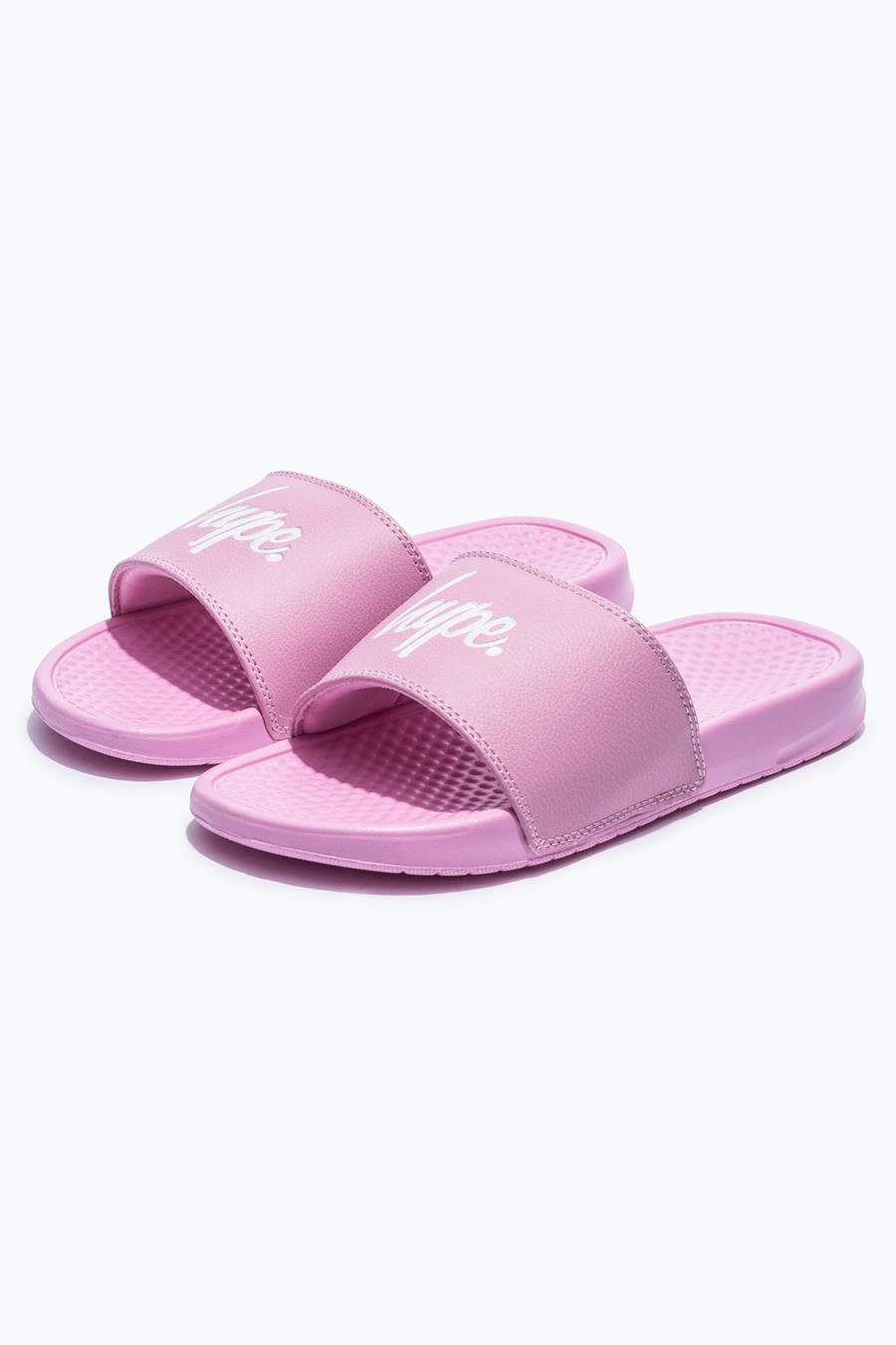 HYPE PINK WOMENS CORE SLIDERS